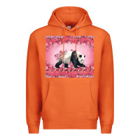 Carrot Panda With Sakura Blooms Premium Hoodie - LillyAllenDesigns