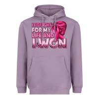 Lavender I Fought For My Life and I Won Breast Cancer Heavyweight Hoodie - texasbilliewilder