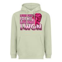 Matcha I Fought For My Life and I Won Breast Cancer Heavyweight Hoodie - texasbilliewilder