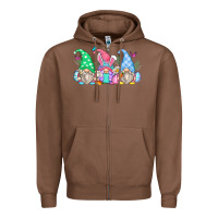 Chestnut easter gnomes Zipper Hoodie - Zillion Design Studio