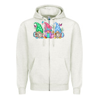 Easter Gnomes Zipper Hoodie | Teevron