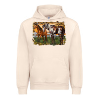 Sandshell 2 horses at the ranch Urban Hoodie - LillyAllenDesigns