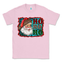 Bubblegum Pink Santa Ho Ho Ho Classic Tee - RanaPortraitStore