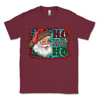 Burgundy Santa Ho Ho Ho Classic Tee - RanaPortraitStore