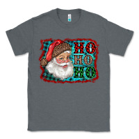 Charcoal Heather Santa Ho Ho Ho Classic Tee - RanaPortraitStore