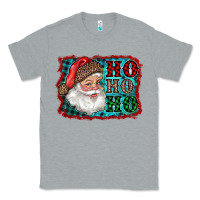 Heather Grey Santa Ho Ho Ho Classic Tee - RanaPortraitStore