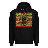 Black our lady of Guadalupe Christmas Premium Hoodie - Jasminsmagicworld