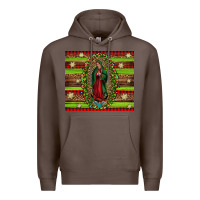 Coffee our lady of Guadalupe Christmas Premium Hoodie - Jasminsmagicworld