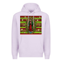 Lilac our lady of Guadalupe Christmas Premium Hoodie - Jasminsmagicworld
