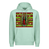 Seafoam our lady of Guadalupe Christmas Premium Hoodie - Jasminsmagicworld