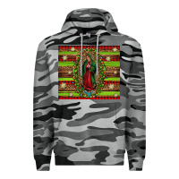 Slate Camo our lady of Guadalupe Christmas Premium Hoodie - Jasminsmagicworld