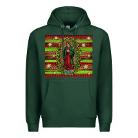 Sports Green our lady of Guadalupe Christmas Premium Hoodie - Jasminsmagicworld