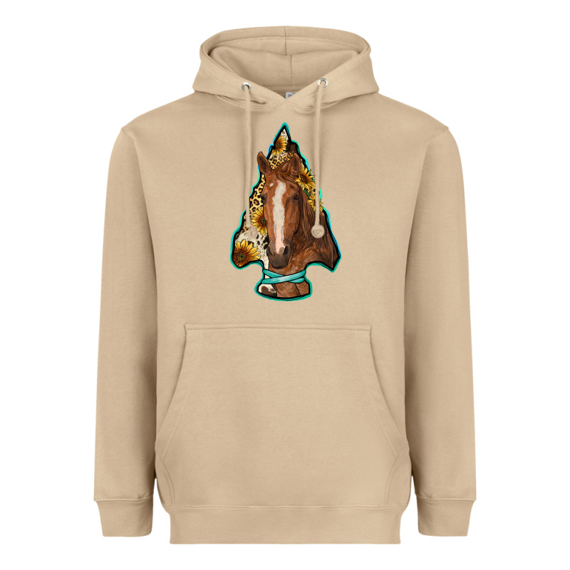 Arrowhead Horse Heavyweight Hoodie by RanaPortraitStore | Teevron