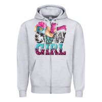 Cow Girl Zipper Hoodie | Teevron
