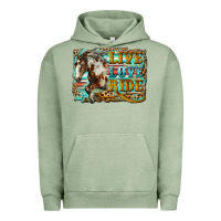 Live Love Ride Horse Urban Hoodie | Teevron