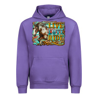 Tulip live love ride horse Urban Hoodie - LillyAllenDesigns