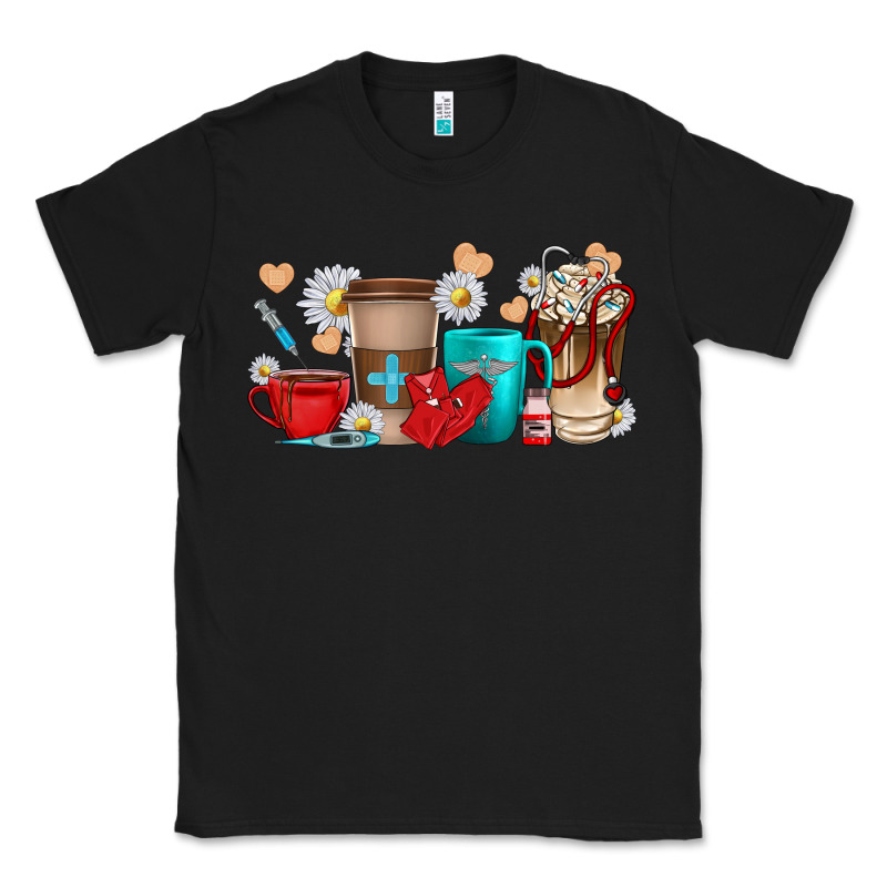 Nurse Coffee Cups Classic Tee by texasbilliewilder | Teevron