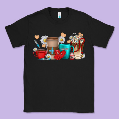 Classic Tee Nurse coffee cups