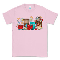 Bubblegum Pink Nurse coffee cups Classic Tee - texasbilliewilder