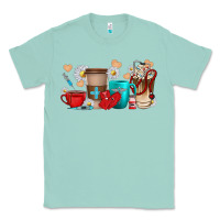 Seafoam Nurse coffee cups Classic Tee - texasbilliewilder