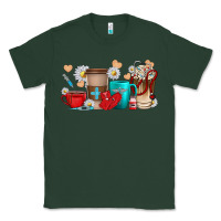 Sports Green Nurse coffee cups Classic Tee - texasbilliewilder
