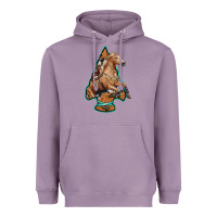 Lavender arrowhead horse, Heavyweight Hoodie - RanaPortraitStore