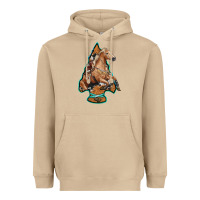 Mushroom arrowhead horse, Heavyweight Hoodie - RanaPortraitStore