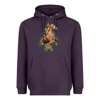 Plum arrowhead horse, Heavyweight Hoodie - RanaPortraitStore