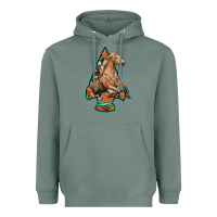 Sage arrowhead horse, Heavyweight Hoodie - RanaPortraitStore
