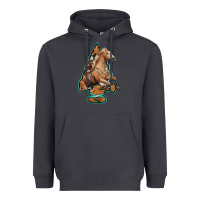 Smoke arrowhead horse, Heavyweight Hoodie - RanaPortraitStore