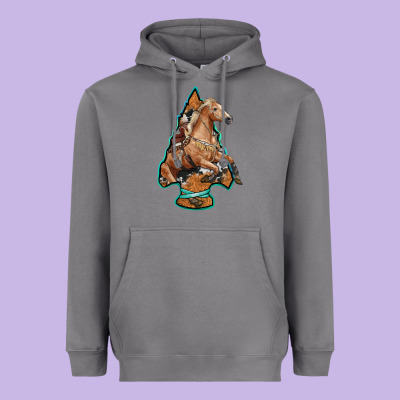 Arrowhead Horse, Heavyweight Hoodie Designed By Ranaportraitstore