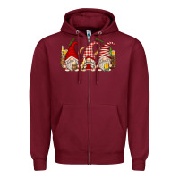 Burgundy beer gnomes Zipper Hoodie - Zillion Design Studio