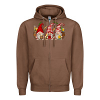Chestnut beer gnomes Zipper Hoodie - Zillion Design Studio