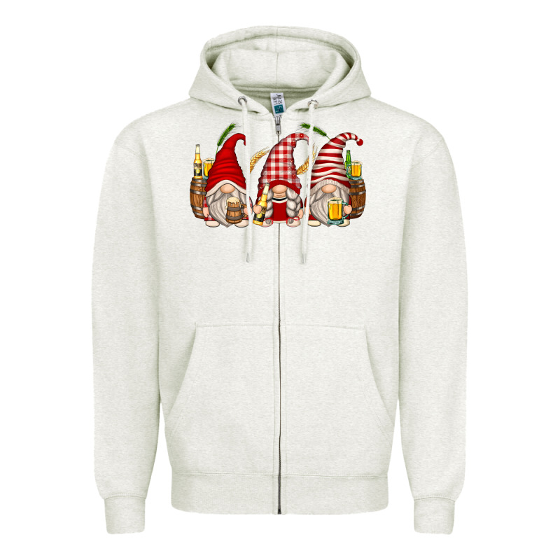 Beer Gnomes Zipper Hoodie by Zillion Design Studio | Teevron