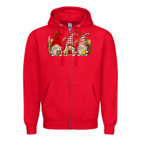 Red beer gnomes Zipper Hoodie - Zillion Design Studio