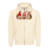 Sandshell beer gnomes Zipper Hoodie - Zillion Design Studio