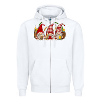 White beer gnomes Zipper Hoodie - Zillion Design Studio