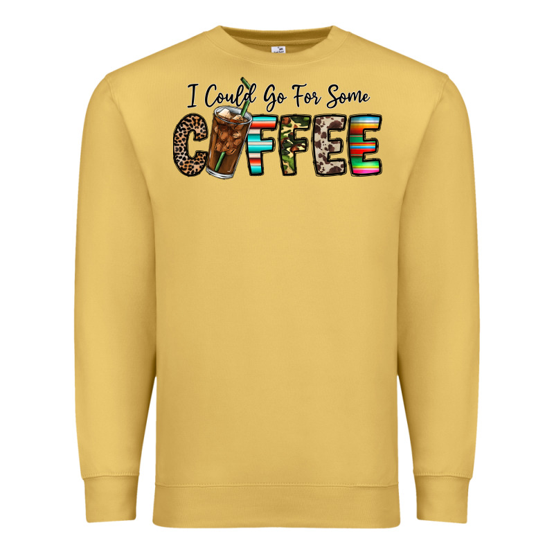 I Could Go For Some Coffee Premium Sweatshirt by CowhideDigitalArt | Teevron