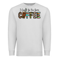Dove Grey i could go for some coffee Premium Sweatshirt - CowhideDigitalArt