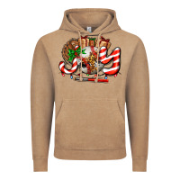 Joy With Baseball And Christmas Gift And Candies Vintage Hoodie | Teevron