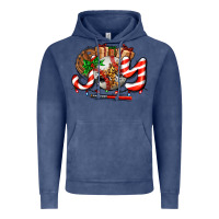 Vintage Denim joy with baseball and christmas gift and candies Vintage Hoodie - AdoDesignShop
