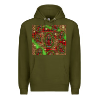 Army Green our lady of Guadalupe Christmas Premium Hoodie - Jasminsmagicworld