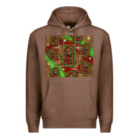 Chestnut our lady of Guadalupe Christmas Premium Hoodie - Jasminsmagicworld