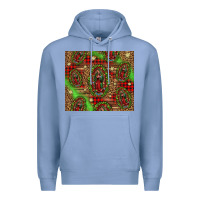 Colony Blue our lady of Guadalupe Christmas Premium Hoodie - Jasminsmagicworld