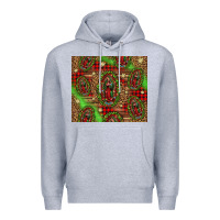 Heather Grey our lady of Guadalupe Christmas Premium Hoodie - Jasminsmagicworld
