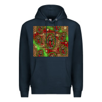 Navy our lady of Guadalupe Christmas Premium Hoodie - Jasminsmagicworld