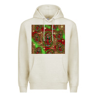 Oatmeal Heather our lady of Guadalupe Christmas Premium Hoodie - Jasminsmagicworld