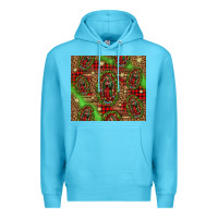 Ocean Blue our lady of Guadalupe Christmas Premium Hoodie - Jasminsmagicworld