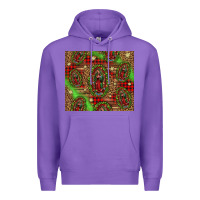 Purple our lady of Guadalupe Christmas Premium Hoodie - Jasminsmagicworld