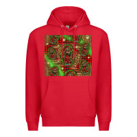 Red our lady of Guadalupe Christmas Premium Hoodie - Jasminsmagicworld